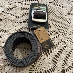 Croakies men’s belt, can be cut to size bottle opener buckle, made of recycle